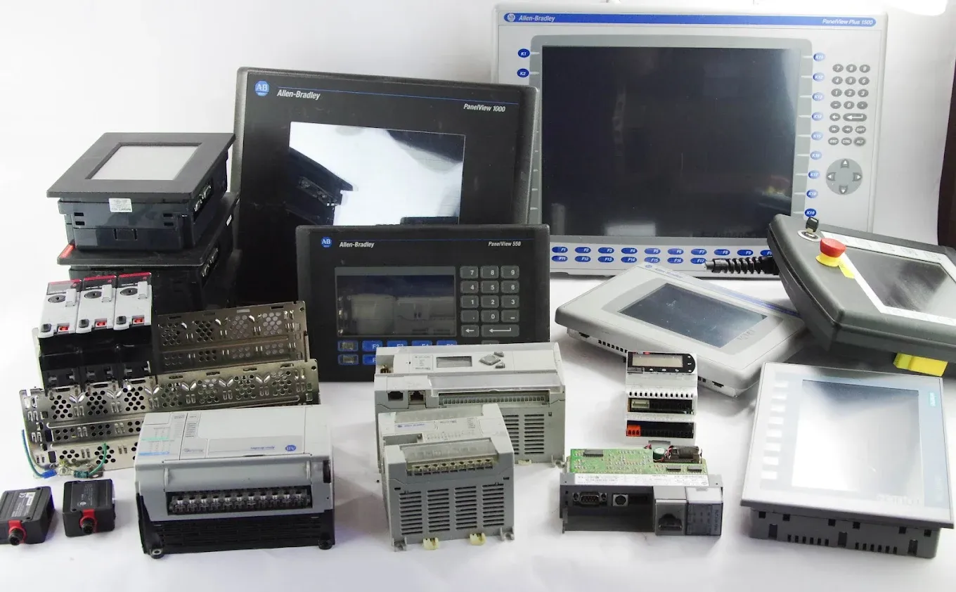 Allen-Bradley PLC and industrial automation components
