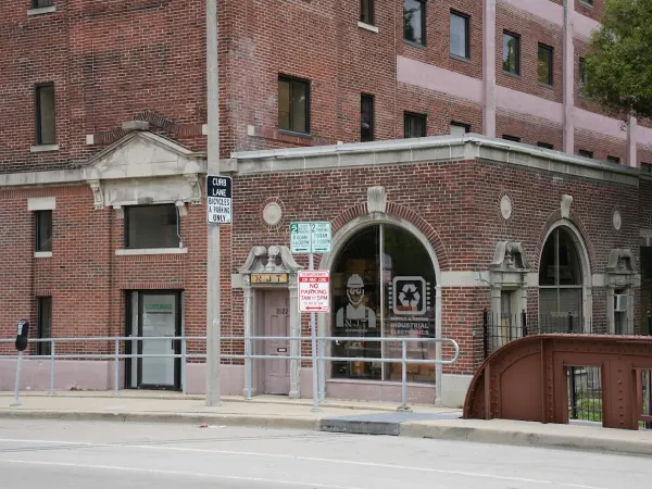Exterior of NJT Automation headquarters building on Milwaukee East Side, Wisconsin