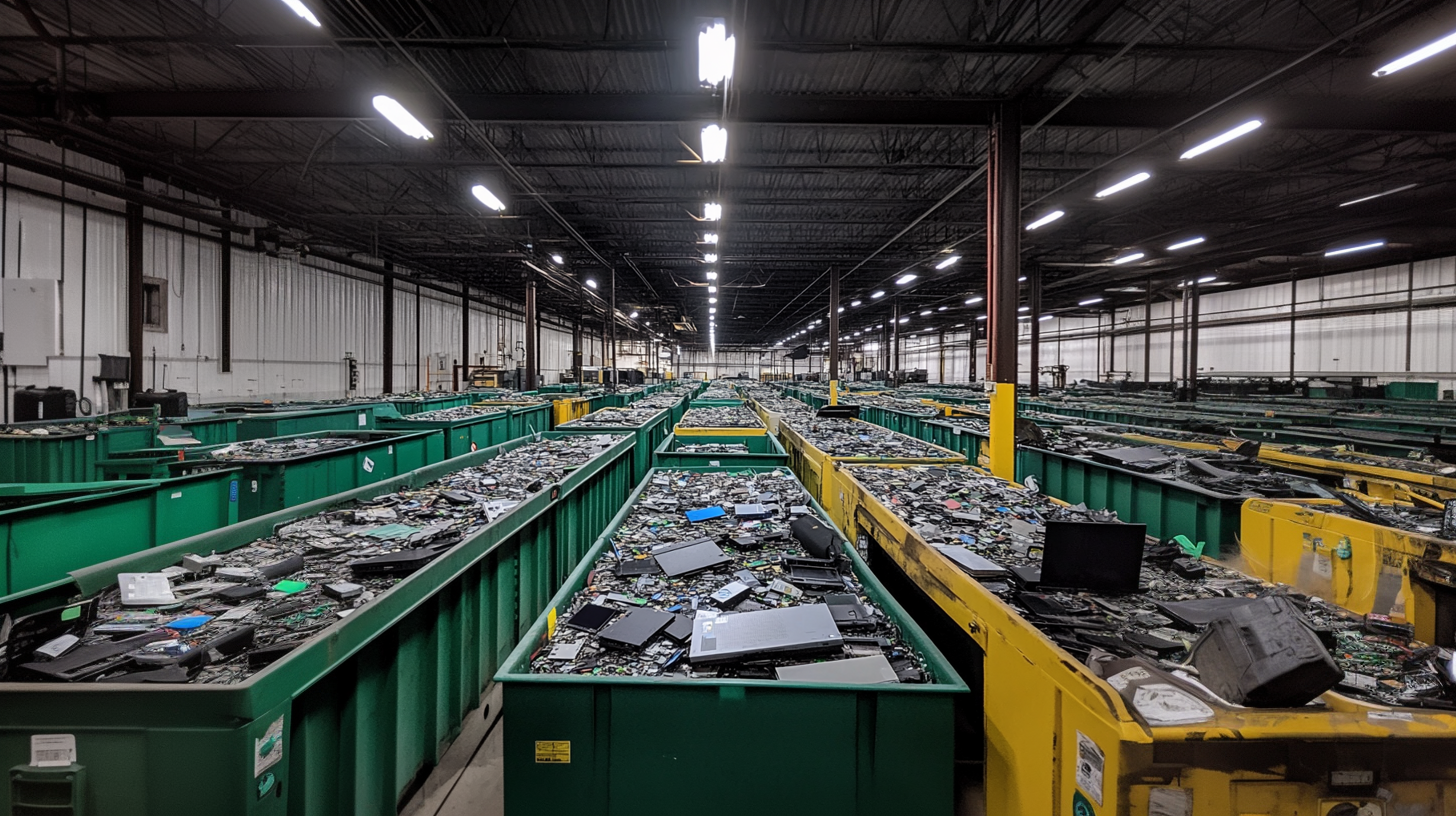 Several of the largest e-waste processing facilities are within a couple hundred miles.